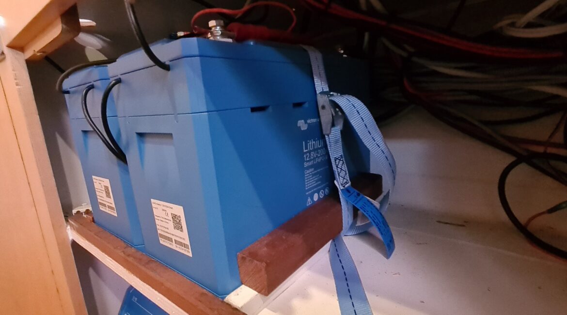 2 x 200A Victron Lithium Battery