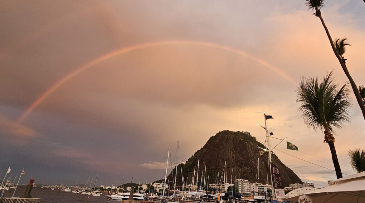 Regenbogen über Zuckerhut