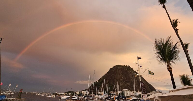 Regenbogen über Zuckerhut